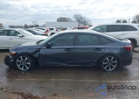 2025 Honda Civic Hybrid Sport/Sport Touring z USA, uszkodzony, nr VIN 2HGFE4F80SH320404